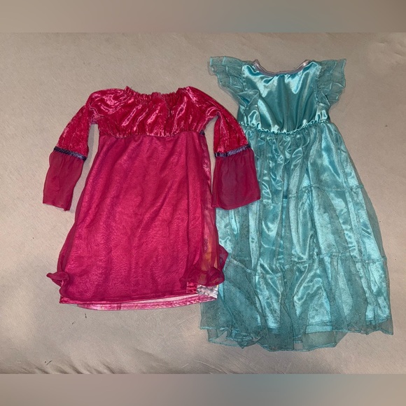 2T Girls Disney Princess Costume Dresses - Elsa, Belle, Aurora and Cinderella - Picture 3 of 7